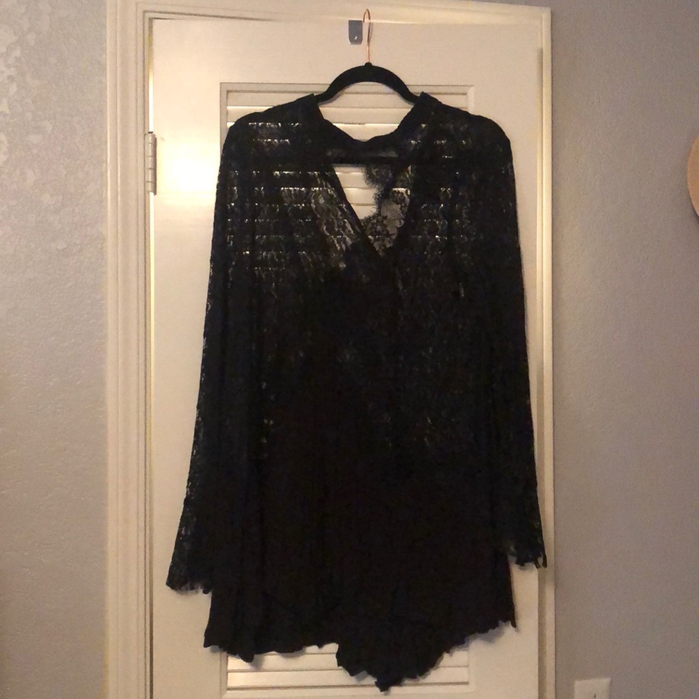 Free people black tunic dress